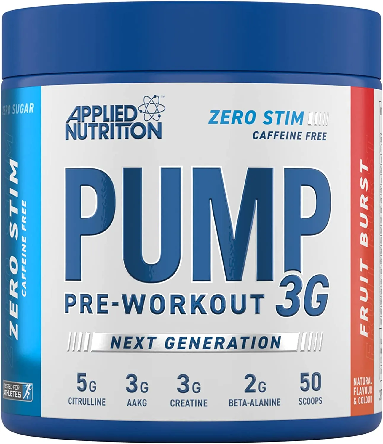 applied nutrition pre workout pump 3 không caffein