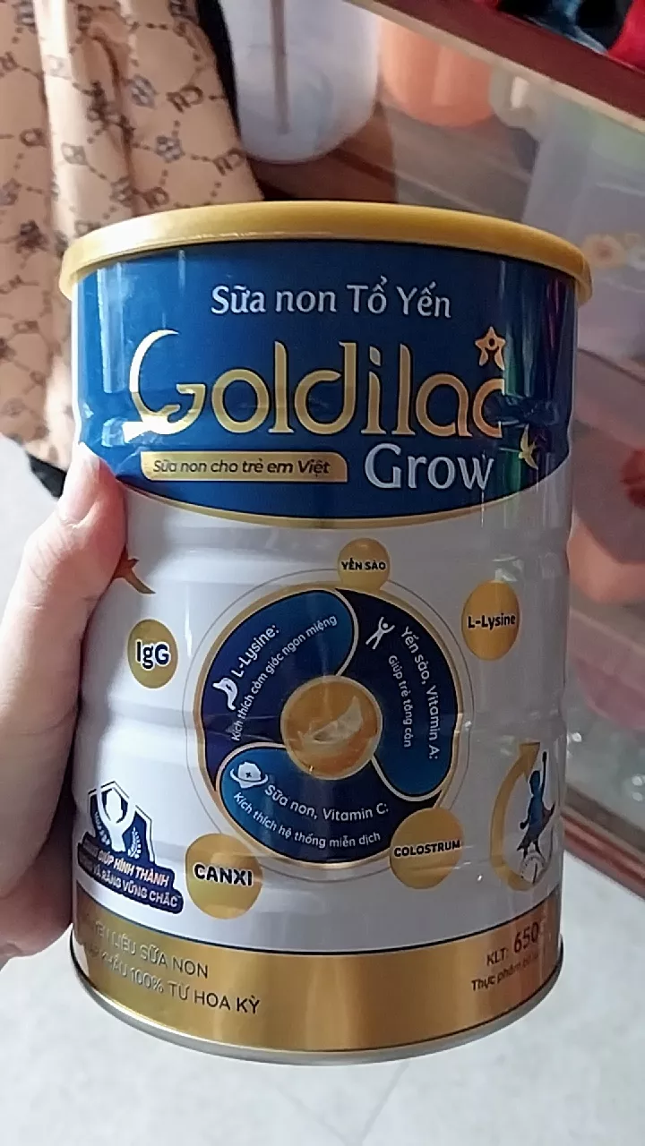 sữa non tổ yến goldilac grow giá bao nhiêu